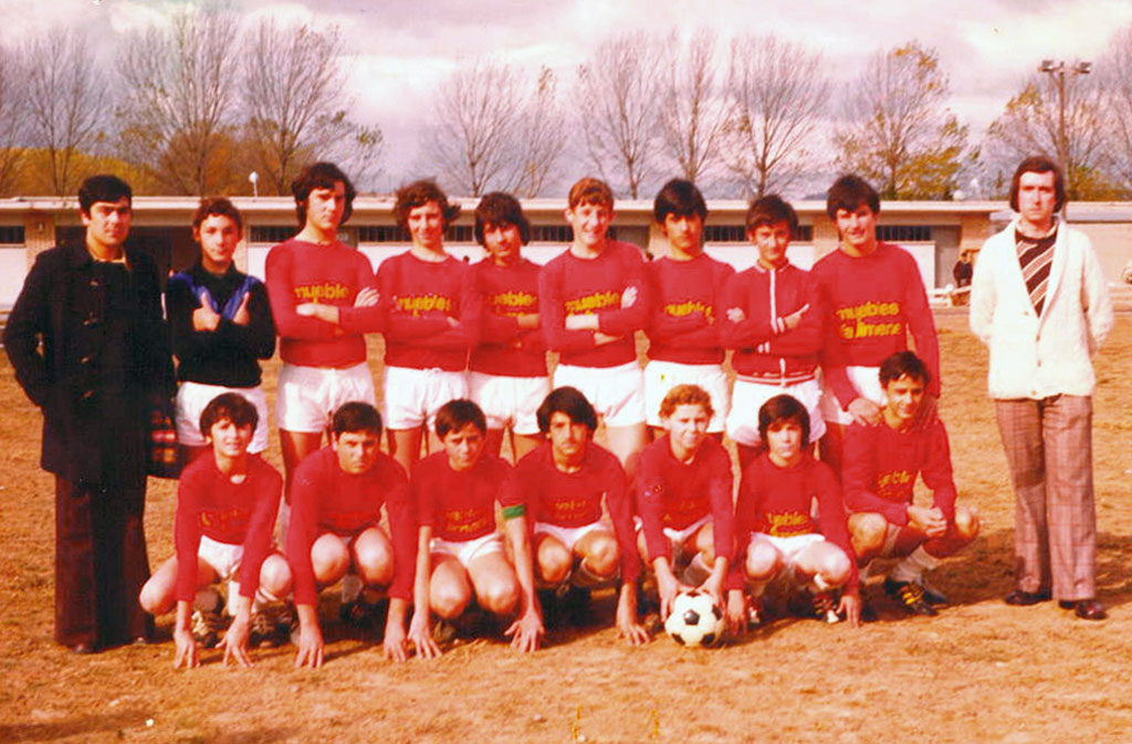 1974-75. Infantil Del CD Villegas.