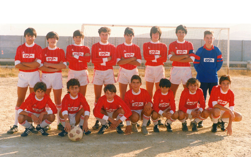 1985-86. Infantil Del CD Villegas.