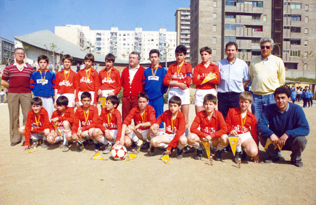 1986-87. Alevín A Del CD Villegas. Torneo Condal, Barcelona.